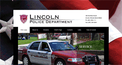 Desktop Screenshot of lincolnpoliceri.com